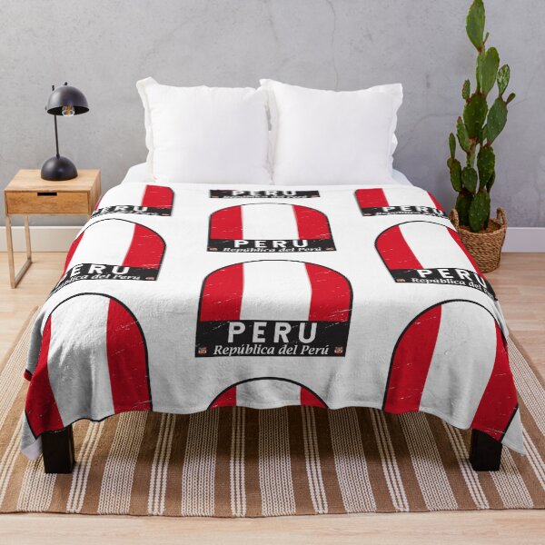 Item preview, Peru Flag Emblem Distressed Vintage designed and sold by KrisSidDesigns.