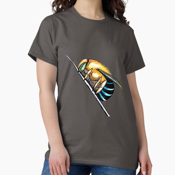 Item preview, Australian blue banded bee designed and sold by PipAndTheSea.