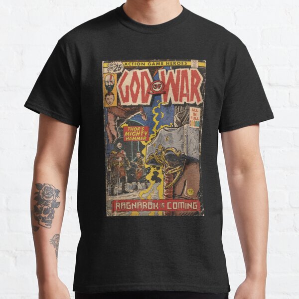 God of War Ragnarök Comic book cover Fan Art  Classic T-Shirt