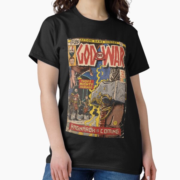 Artikel-Vorschau von God of War Ragnarök Comic-Cover Fan Art, designt und verkauft von AmberWilsonM.