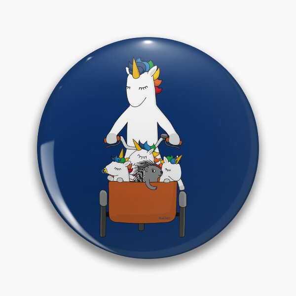 Item preview, Cargo bike unicorn with children designed and sold by LaDaDi.