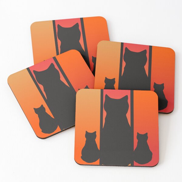 Item preview, Cat looking at the sunset, Kittens designed and sold by Escapene.