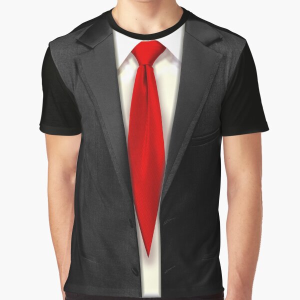 Blood Tie, Black Suit Graphic T-Shirt