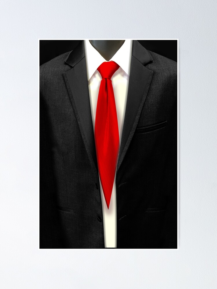 Red Tie Black Suit - code red tie roblox