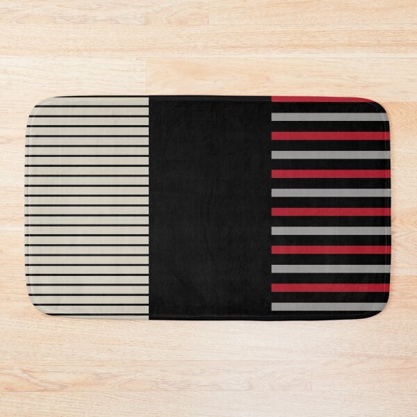 Item preview, Colour Pop Stripes - Red, Grey, Black and Bone White designed and sold by LAEC-Shop.