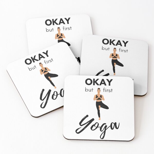 Item preview, Okay But First Yoga! designed and sold by MindedInc.
