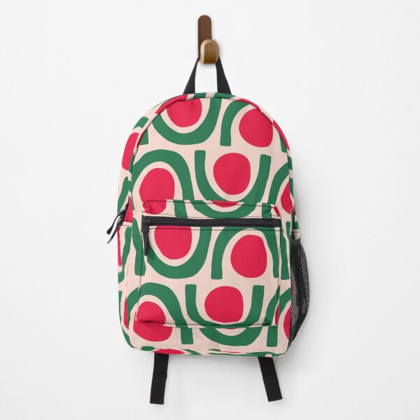 Item preview, Red and Green Shapes Pattern designed and sold by JuneJournal.