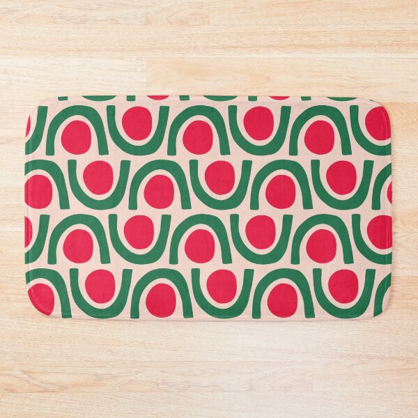 Item preview, Red and Green Shapes Pattern designed and sold by JuneJournal.