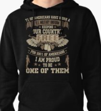 I Am Proud To Be One Of Them Veteran Pullover Hoodie