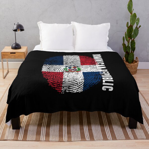 Artikelvorschau, Dominikanische Republik Flagge Fingerabdruck DNA Domrep entworfen und verkauft von PartyShirts1.