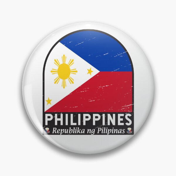 Item preview, Philippines Flag Emblem Distressed Vintage designed and sold by KrisSidDesigns.