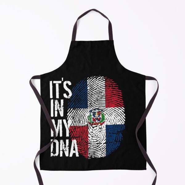Item preview, Dominican Republic Flag Fingerprint DNA Domrep designed and sold by PartyShirts1.