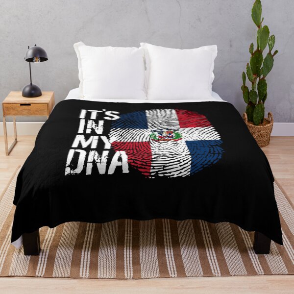 Artikelvorschau, Dominikanische Republik Flagge Fingerabdruck DNA Domrep entworfen und verkauft von PartyShirts1.