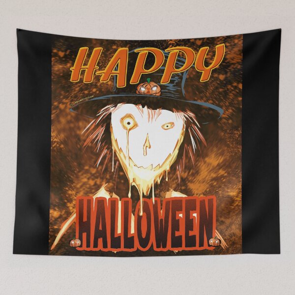 Item preview, Happy Halloween (Happy Face Jim) designed and sold by MRPSYCHO.