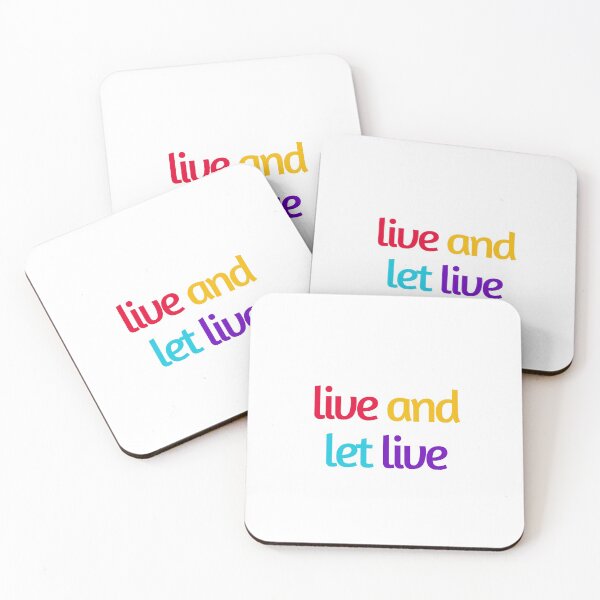 Item preview, LIVE AND LET LIVE  designed and sold by Inspirationmotivation.