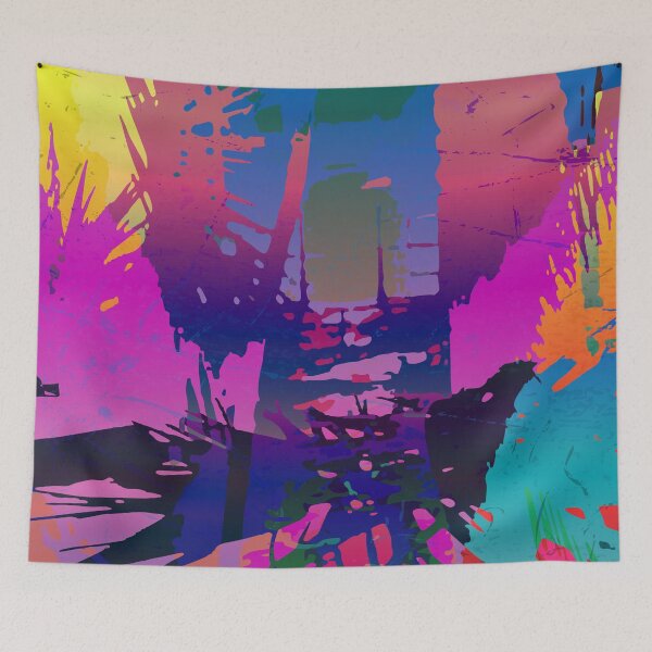 Item preview, Abstract tropical reflection designed and sold by makart2.