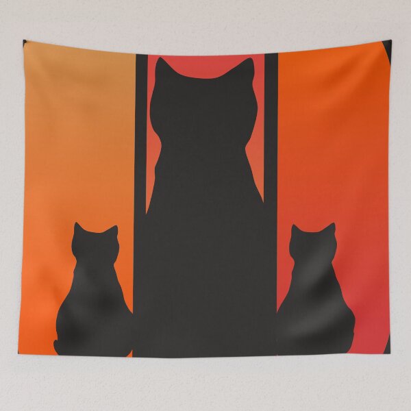 Item preview, Cat looking at the sunset, Kittens designed and sold by Escapene.