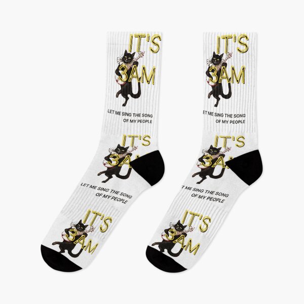Item preview, It's 3am, Let me sing you the song of my people, Funny Cat Quote, Willow Days designed and sold by avit1.