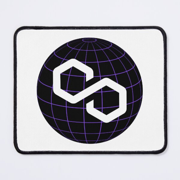 Item preview, Polygon MATIC Crypto Altcoin - Purple Digital Globe designed and sold by CryptoMoods.