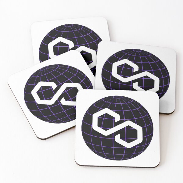 Item preview, Polygon MATIC Crypto Altcoin - Purple Digital Globe designed and sold by CryptoMoods.