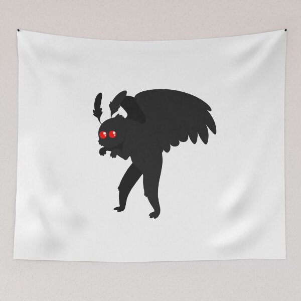 Item preview, mini mothman designed and sold by Psyche-Hyena.