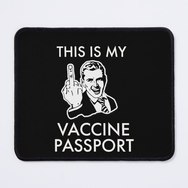 Item preview, Here's My Vaccination Passport designed and sold by mandover.