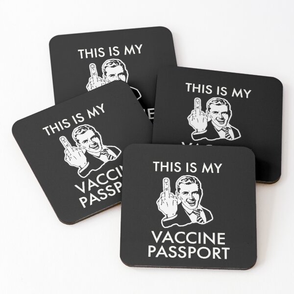 Item preview, Here's My Vaccination Passport designed and sold by mandover.
