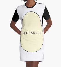DECEARING EGG Graphic T-Shirt Dress
