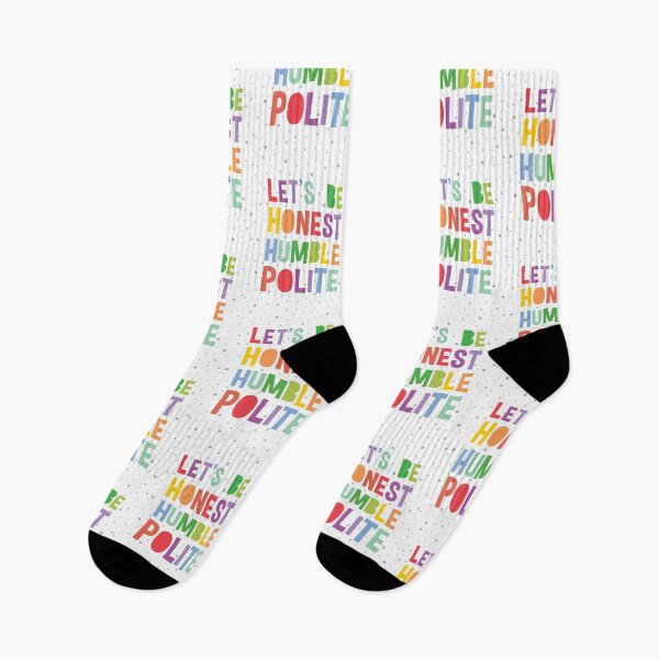 Item preview, Let's Be Honest Humble Polite Positivity Quote designed and sold by DearMichelle.