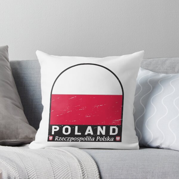 Item preview, Poland Flag Emblem Distressed Vintage designed and sold by KrisSidDesigns.