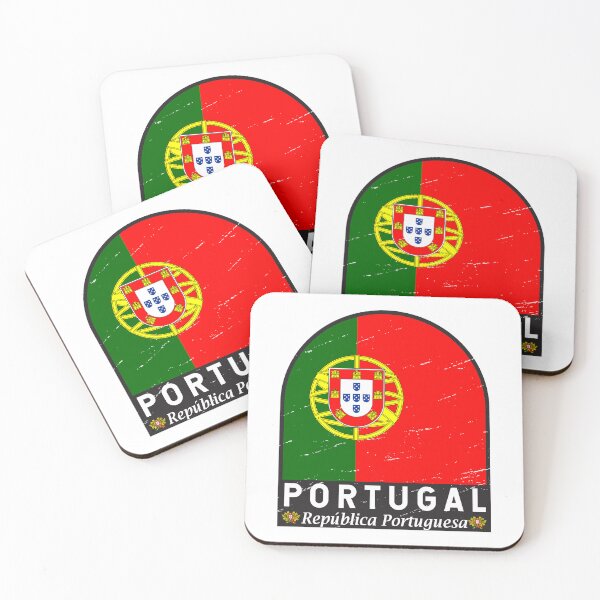 Item preview, Portugal Flag Emblem Distressed Vintage designed and sold by KrisSidDesigns.