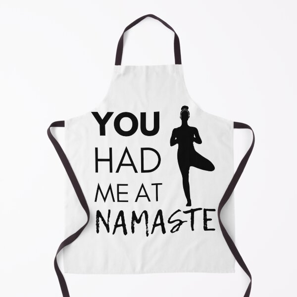 Item preview, You Had Me At Namaste - Yoga Quote - Black designed and sold by MindedInc.