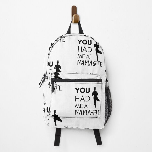 Item preview, You Had Me At Namaste - Yoga Quote - Black designed and sold by MindedInc.