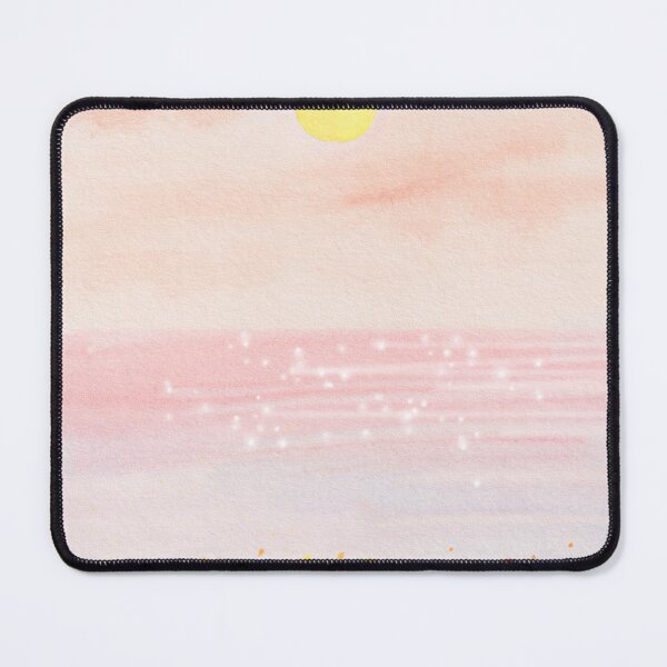 Item preview, Dreamy sunset watercolor romantic landscape  designed and sold by JaneVirak.
