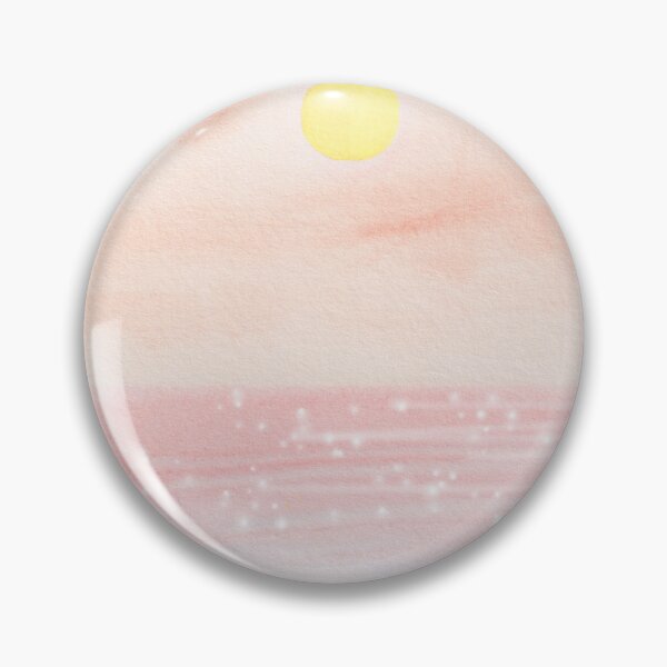 Item preview, Dreamy sunset watercolor romantic landscape  designed and sold by JaneVirak.