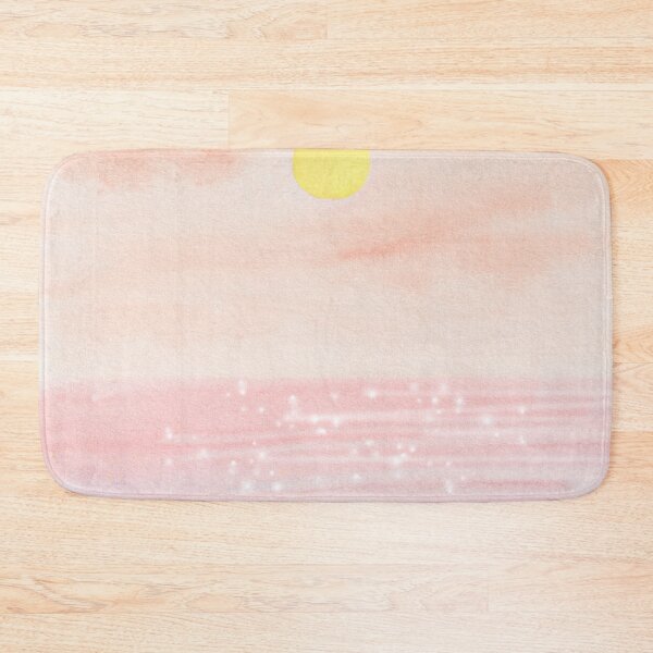 Item preview, Dreamy sunset watercolor romantic landscape  designed and sold by JaneVirak.