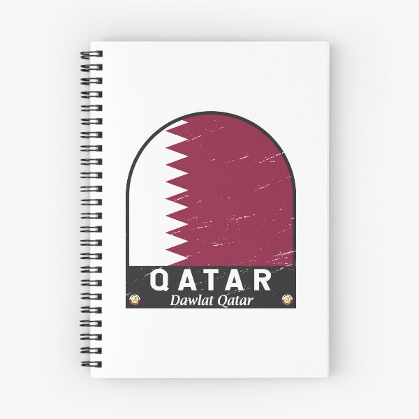 Item preview, Qatar Flag Emblem Distressed Vintage designed and sold by KrisSidDesigns.