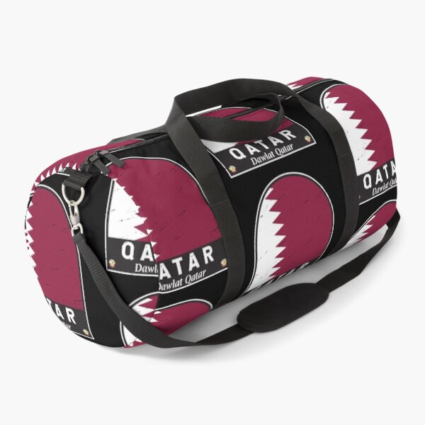 Item preview, Qatar Flag Emblem Distressed Vintage designed and sold by KrisSidDesigns.