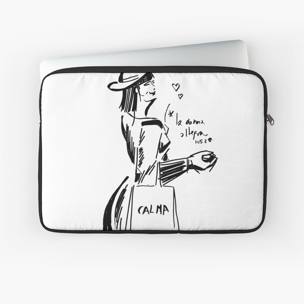 Vista previa del artículo con la obra «Funda para portátil», diseñado y vendido por lutxana.