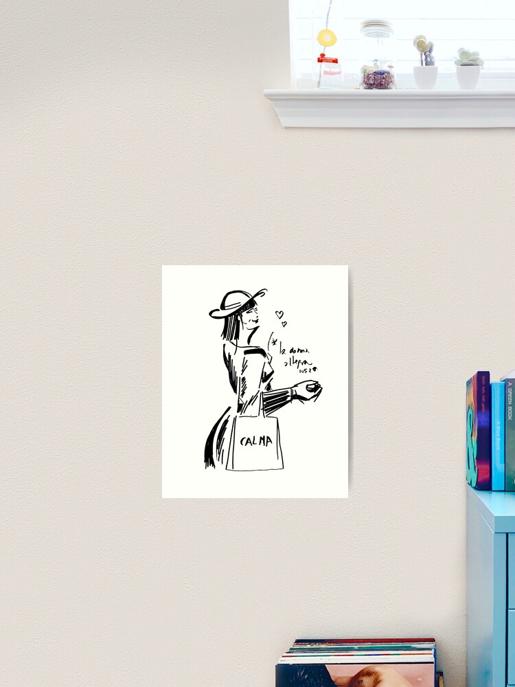 Imagen 2 de 3, Lámina artística con la obra COMPRA CALMA , diseñada y vendida por lutxana.