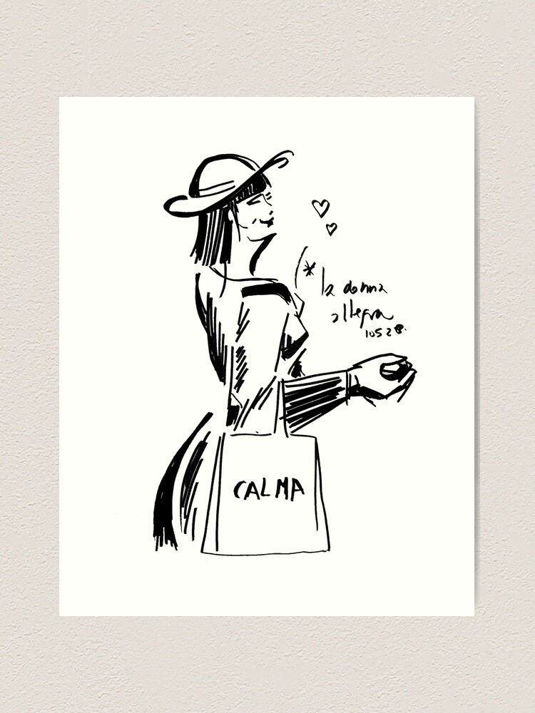 Imagen 1 de 3, Lámina artística con la obra COMPRA CALMA , diseñada y vendida por lutxana.