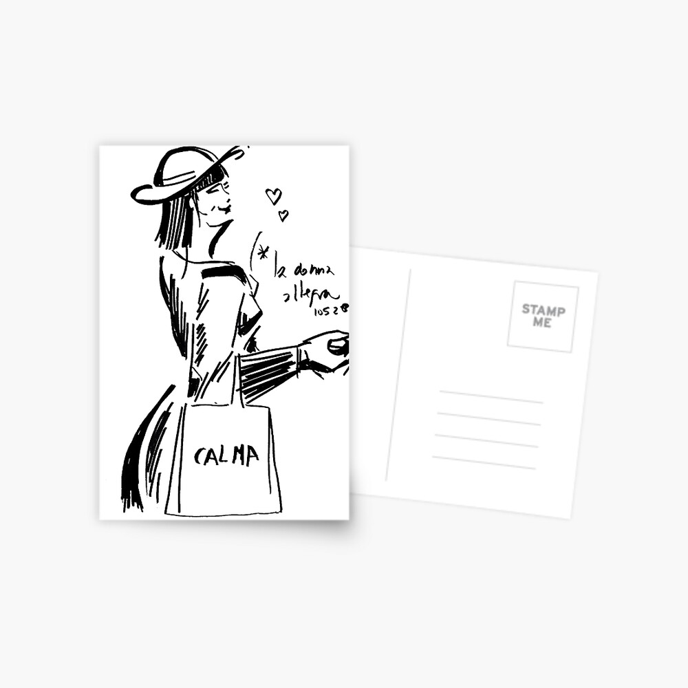 Vista previa del artículo con la obra «Postal», diseñado y vendido por lutxana.