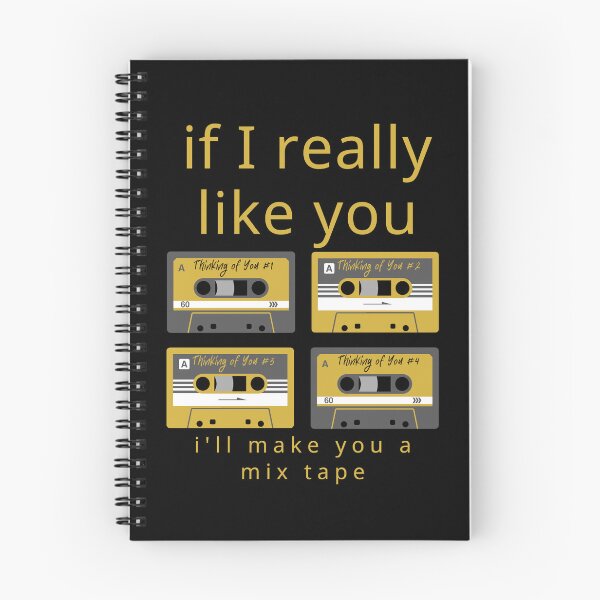Item preview, If I Really Like You I'll Make You A Mix Tape 01 Gold Text designed and sold by TWMBDesigns.