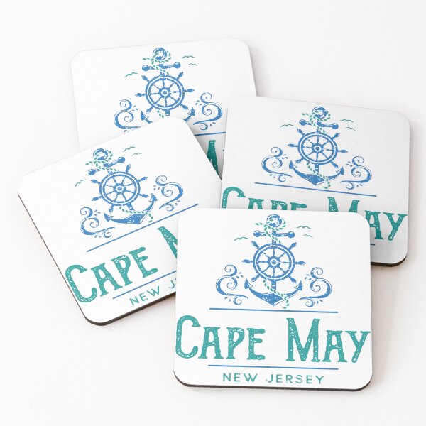 Item preview, Cape May New Jersey Vintage Nautical Design designed and sold by Futurebeachbum.
