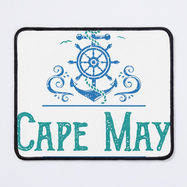 Item preview, Cape May New Jersey Vintage Nautical Design designed and sold by Futurebeachbum.