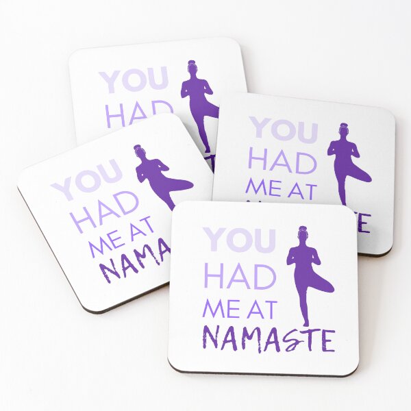 Item preview, You Had Me At Namaste - Yoga Quote - Purple designed and sold by MindedInc.