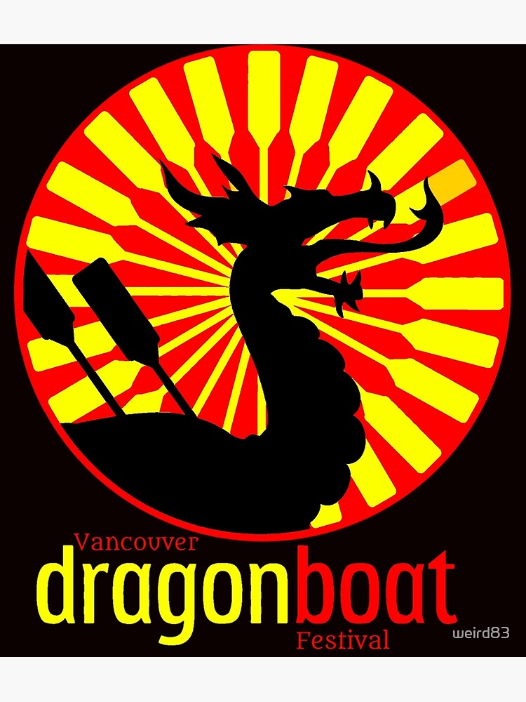 "Vancouver dragon boat festival rotary club race racing Canada " Poster