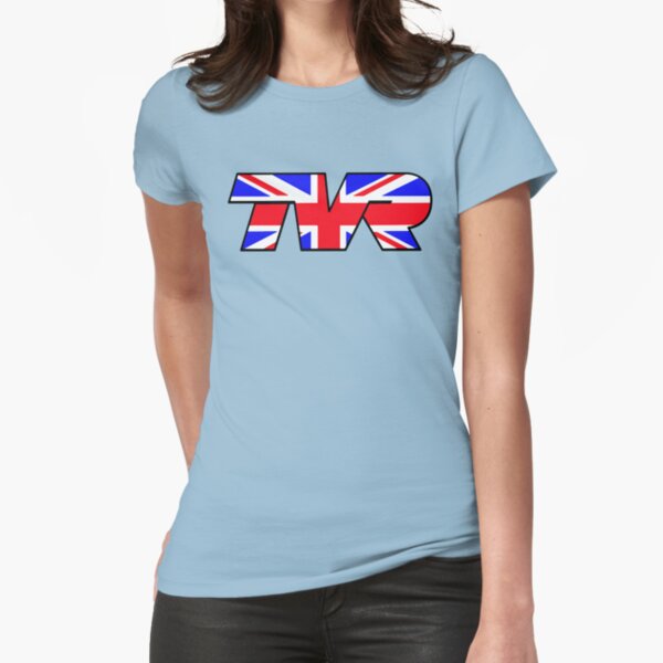 TVR Logo Union Jack Fitted T-Shirt