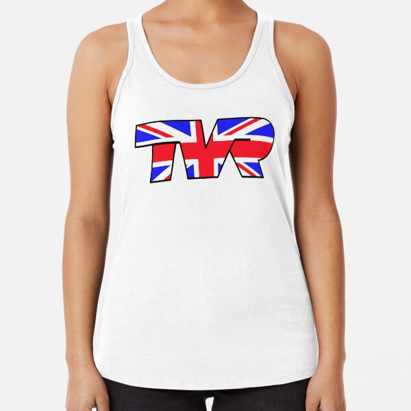 TVR Logo Union Jack Racerback Tank Top