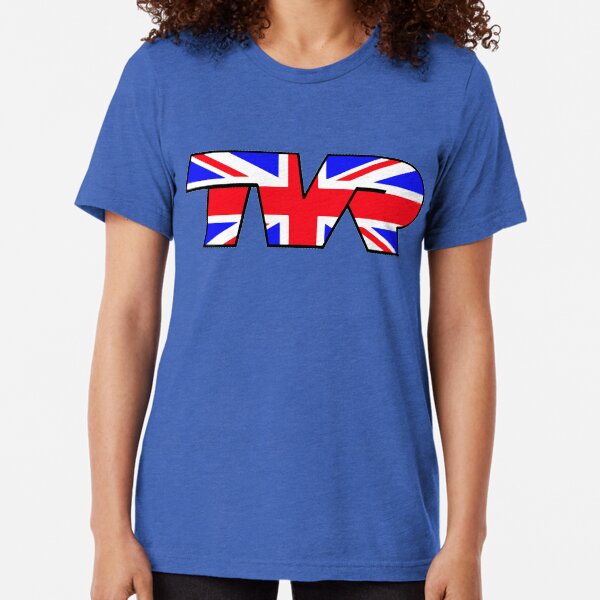 TVR Logo Union Jack Tri-blend T-Shirt